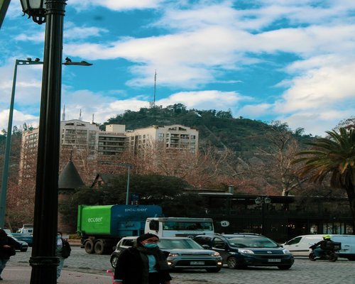 short break during a regular workday in Santiago